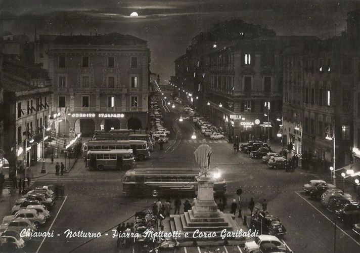 Chiavari 1963, vue la nuit