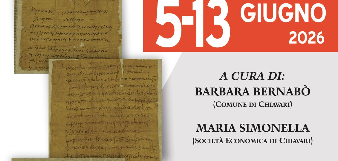 Locandina mostra papiri