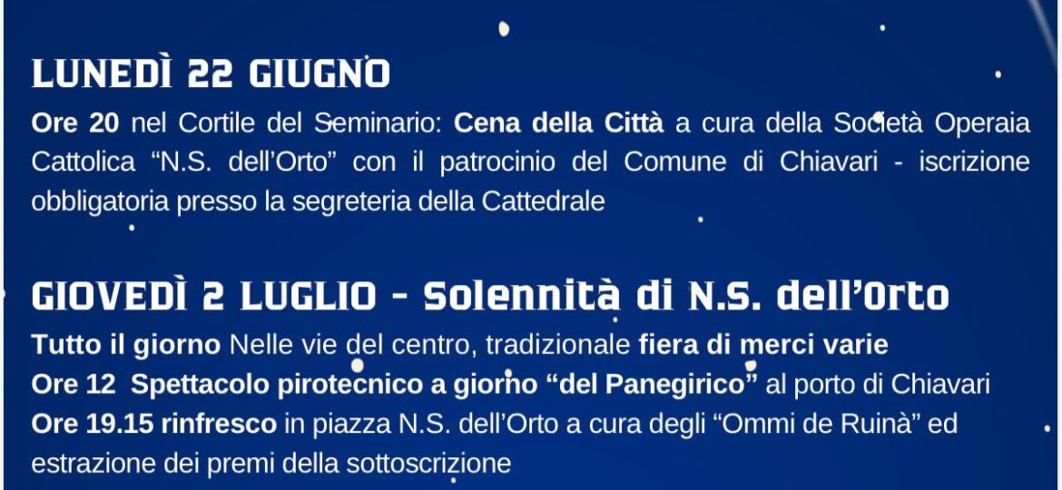 Una città in festa